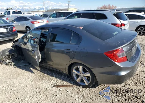 2012 Honda Civic Ex z USA, uszkodzony, nr VIN 2HGFB2F88CH587868
